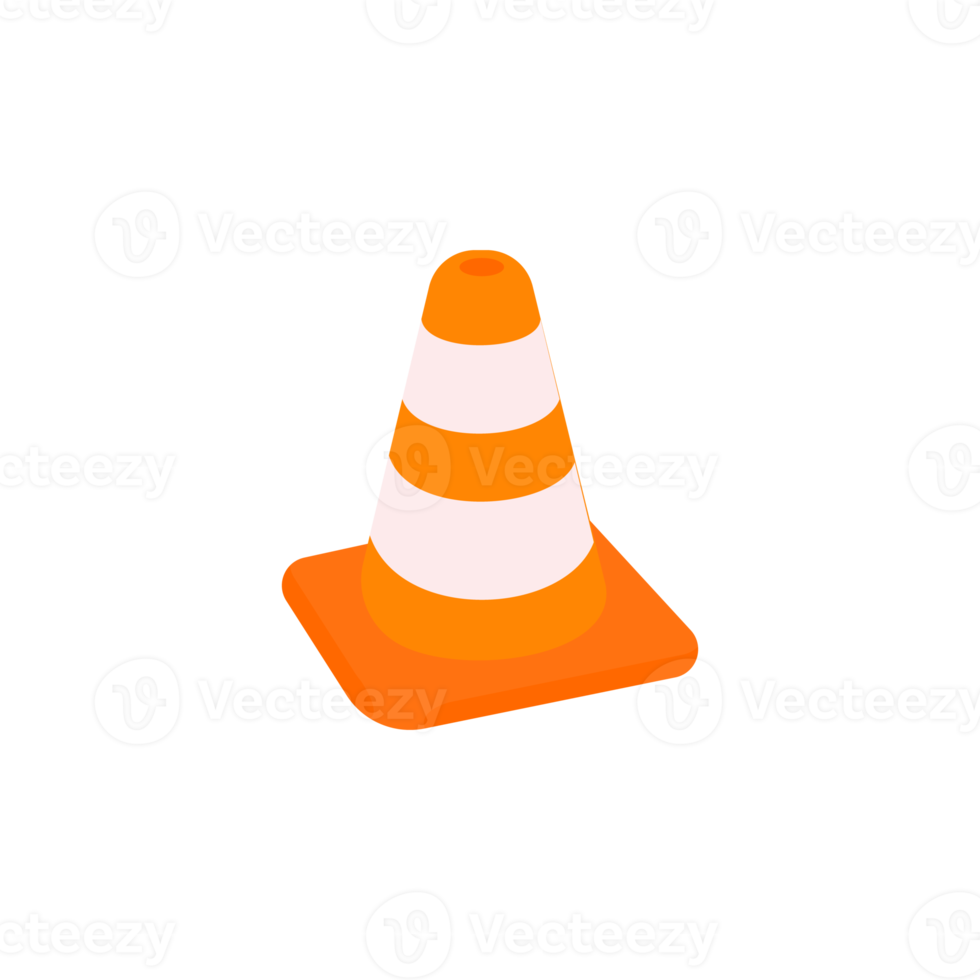 Traffic cones. Barrier cones divide the protective zone. png