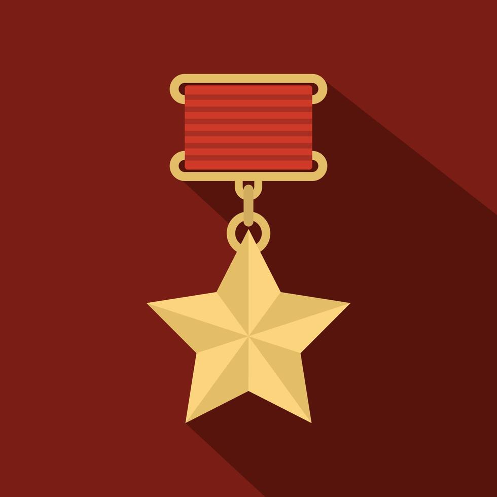 Medal icon vector flat