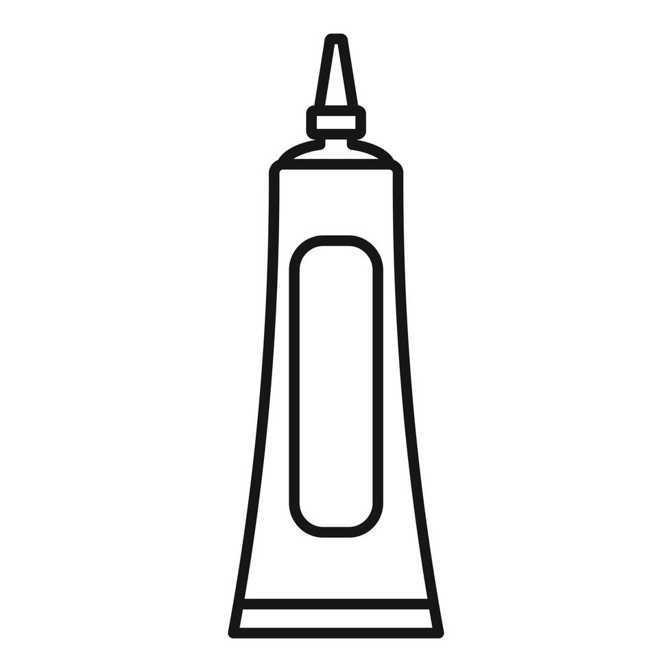 Glue tube icon, outline style vector