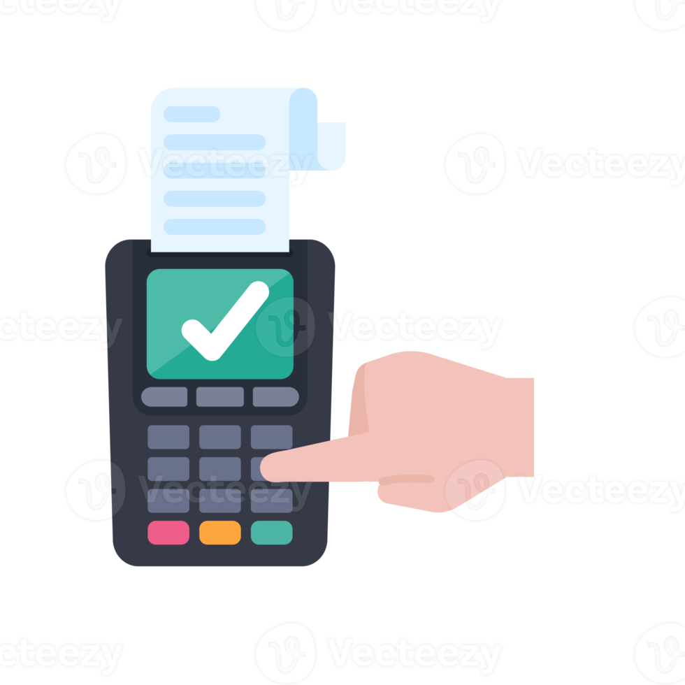 Credit card swipe machine Spending money on credit card purchases instead of cash. png