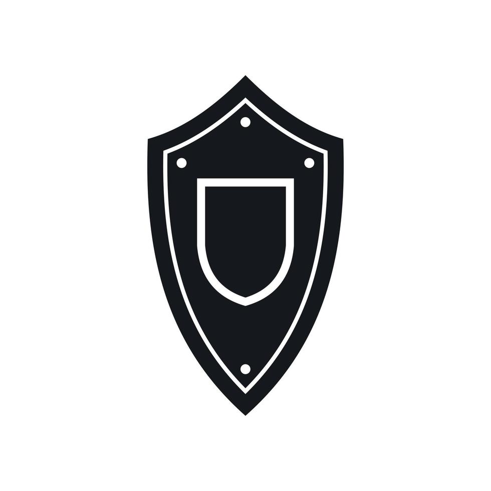 Shield icon, simple style 14618457 Vector Art at Vecteezy