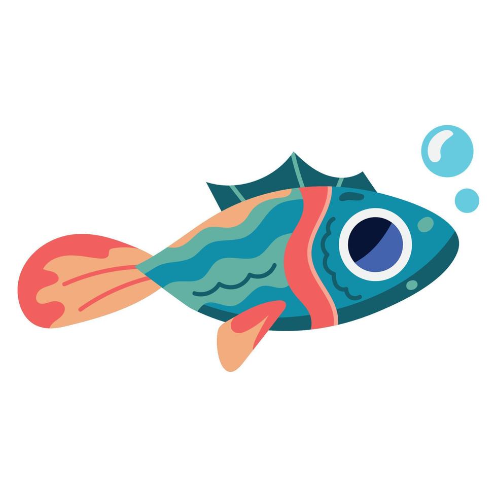 exotic fish sealife vector