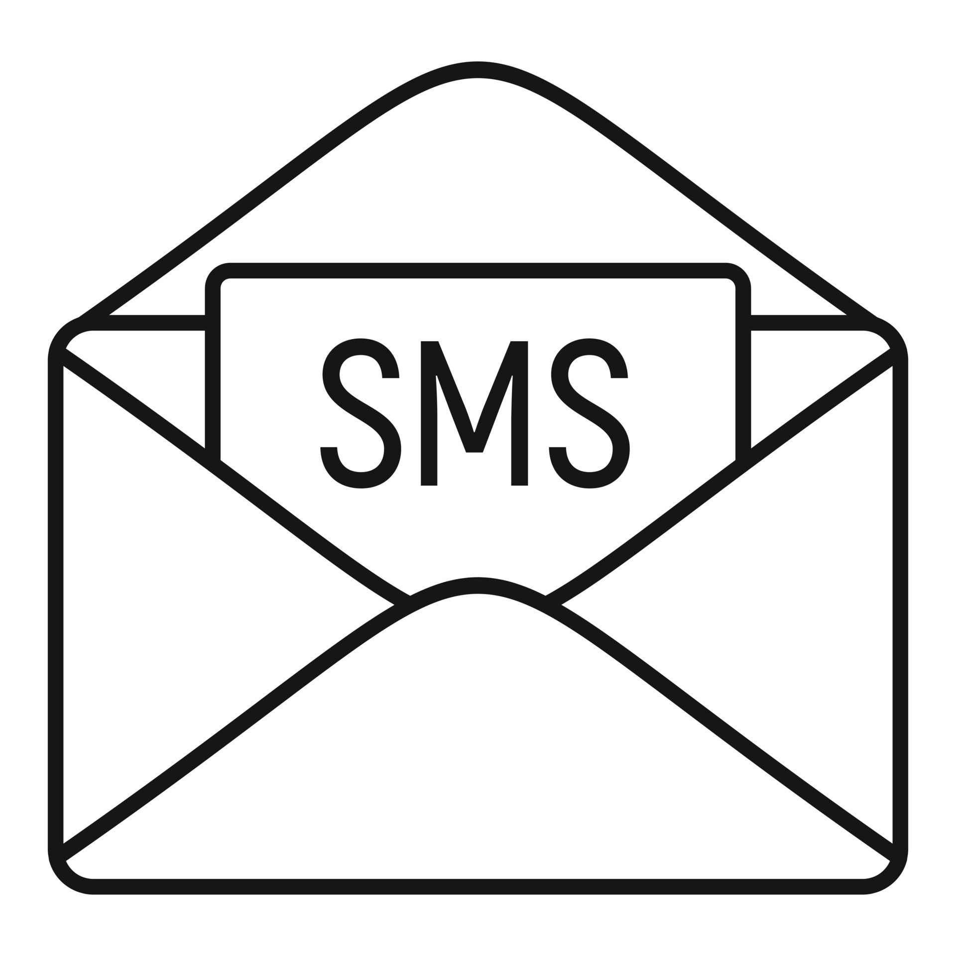 Sms inbox icon, outline style 14619943 Vector Art at Vecteezy