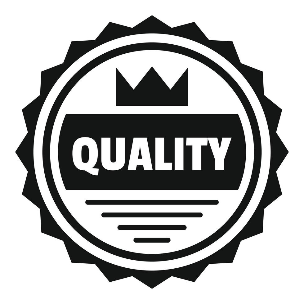 Big quality logo, simple style. vector