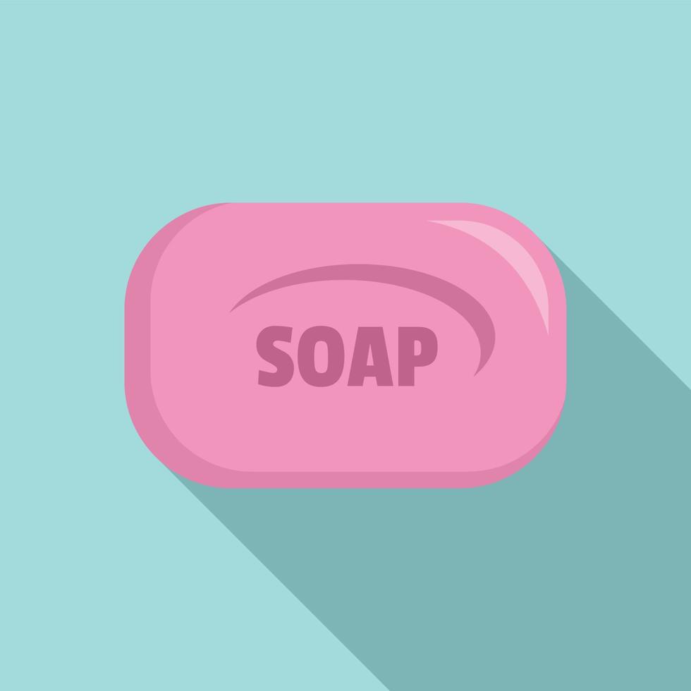 Soap icon, flat style 14620534 Vector Art at Vecteezy