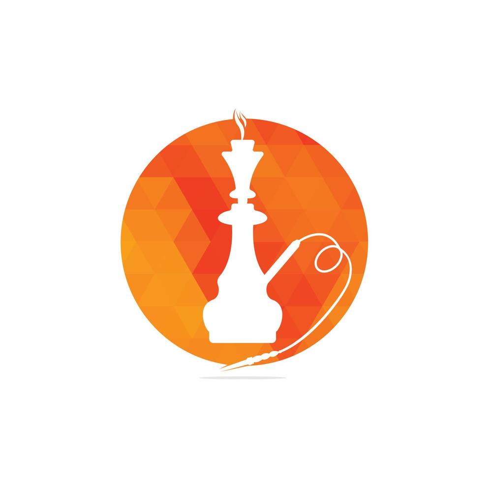 diseño vectorial del logotipo de hookah y shisha. conjunto de cachimba y accesorios ilustración vectorial de stock. vector