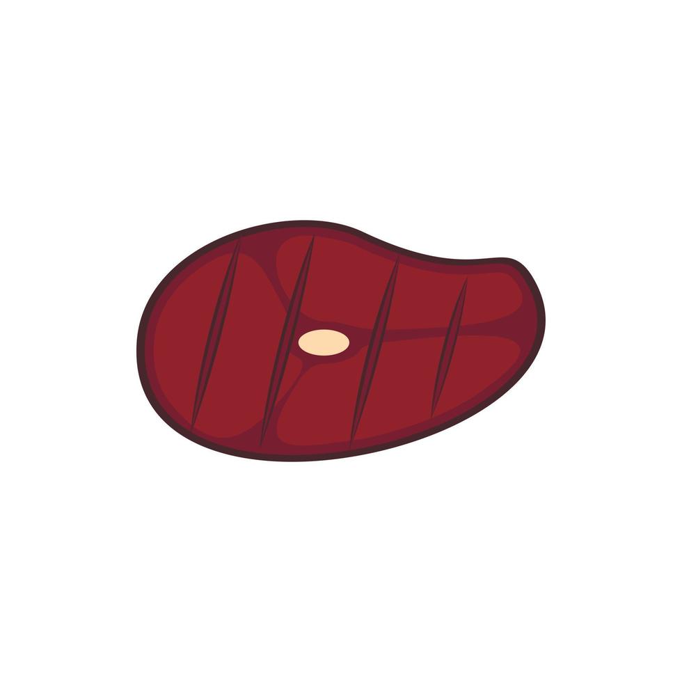 Steak icon, flat style vector