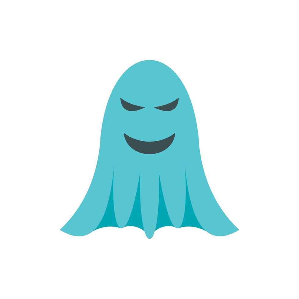 icono fantasma, estilo plano vector