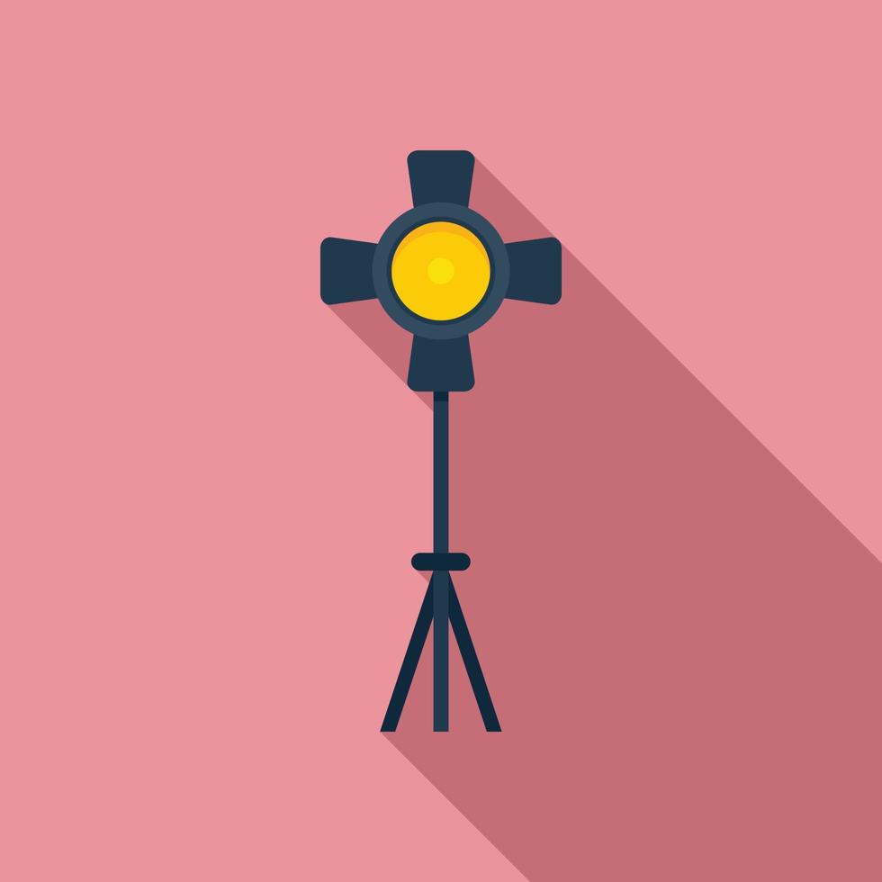 Cinema light icon, flat style vector