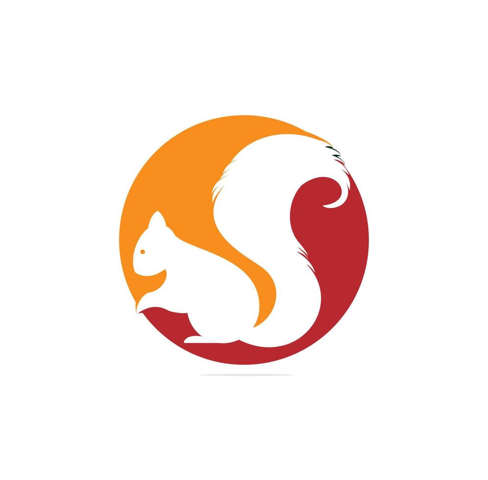 Squirrel Logo Template Design Vector Illustration Sign