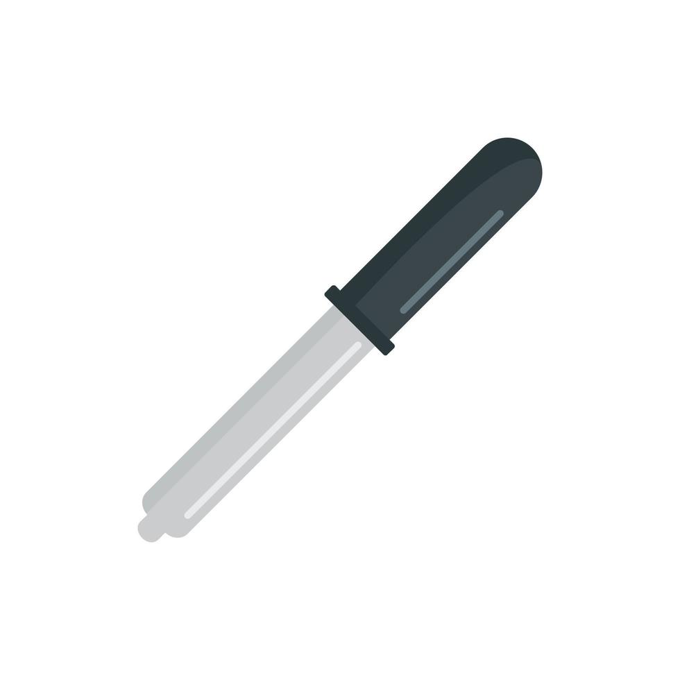 Medicine pipette icon, flat style vector