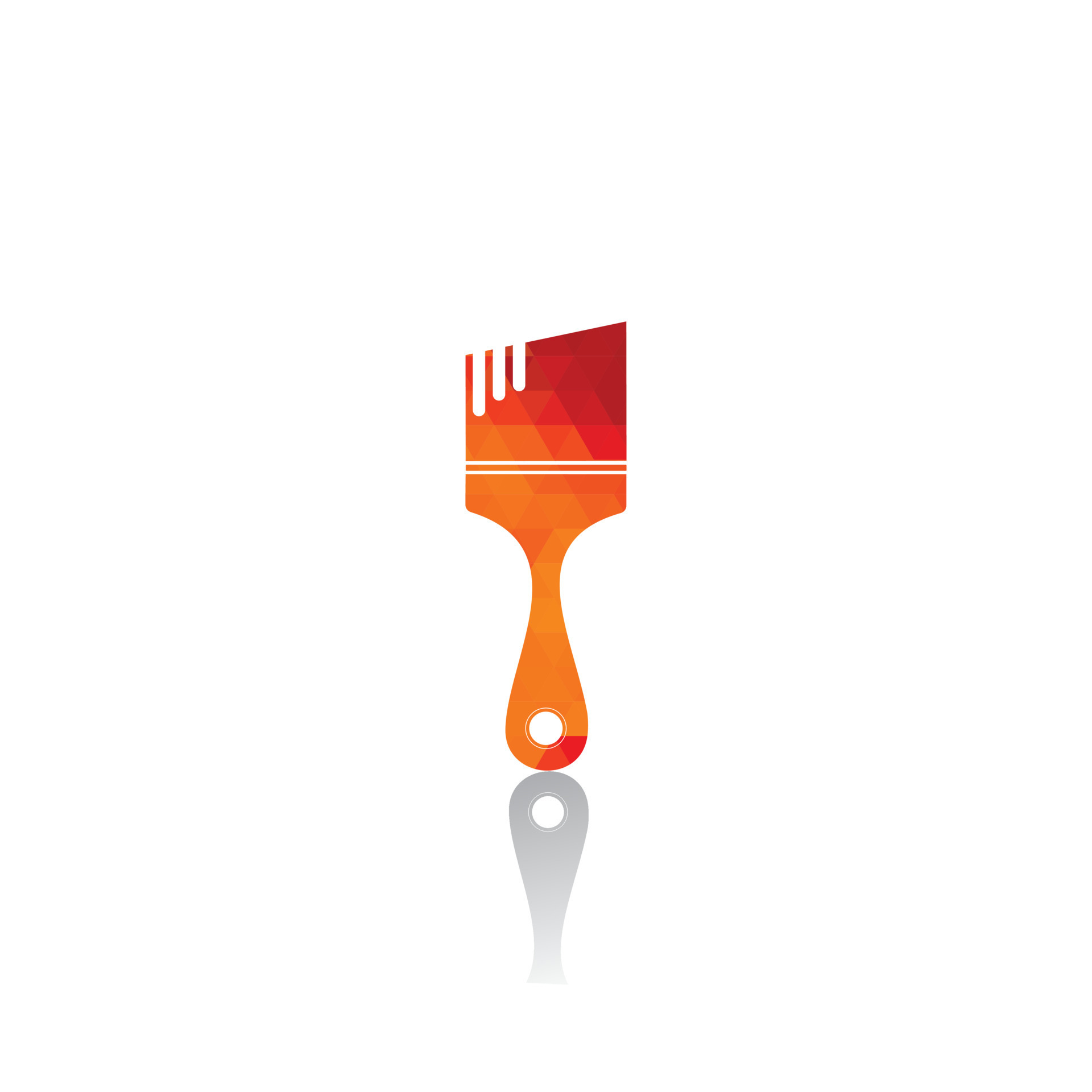 Paint Brush Logo Concept Full Color Template 14621196 Vector Art At Paint Brush Logo Concept Full Color Template Vector