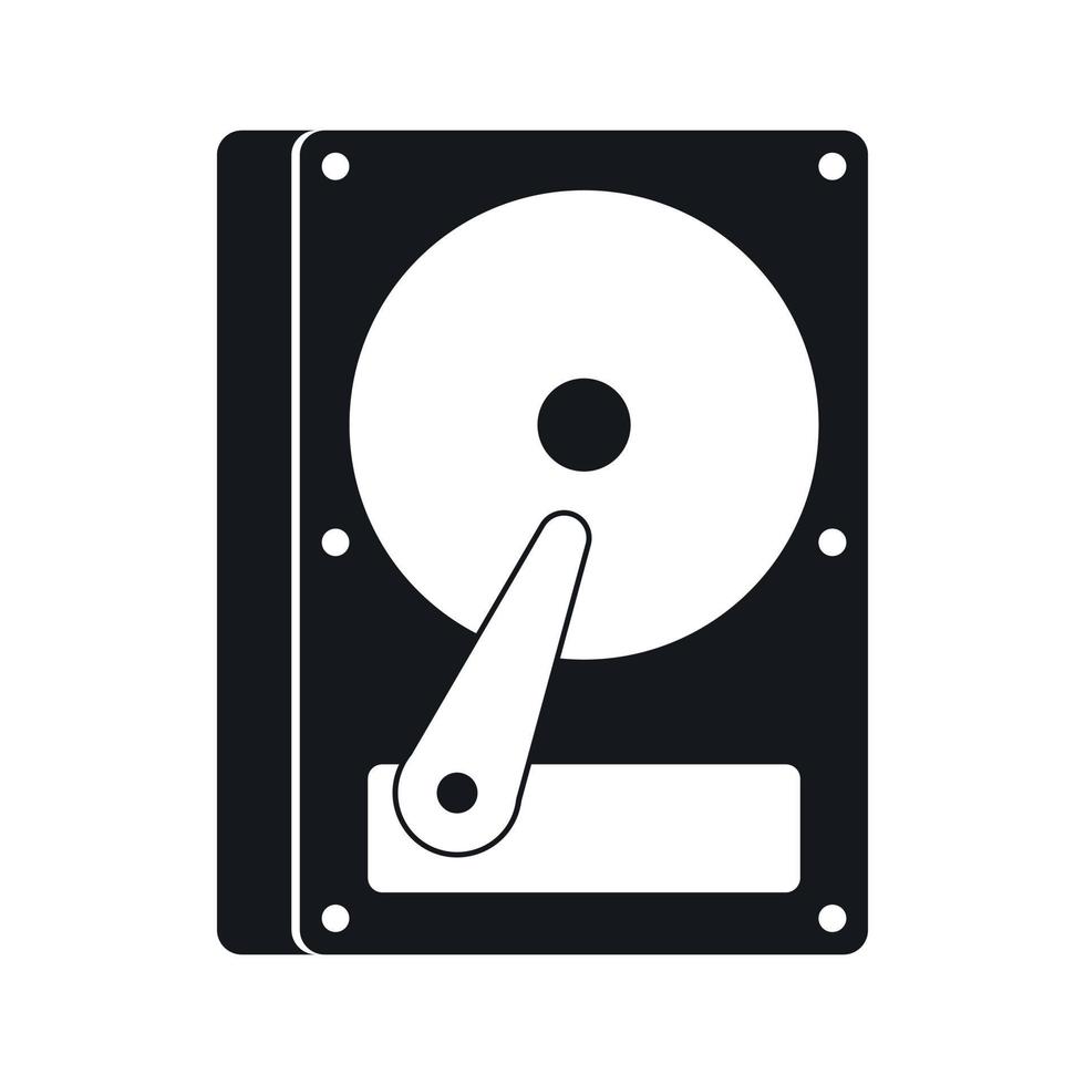 HDD icon, simple style 14621227 Vector Art at Vecteezy