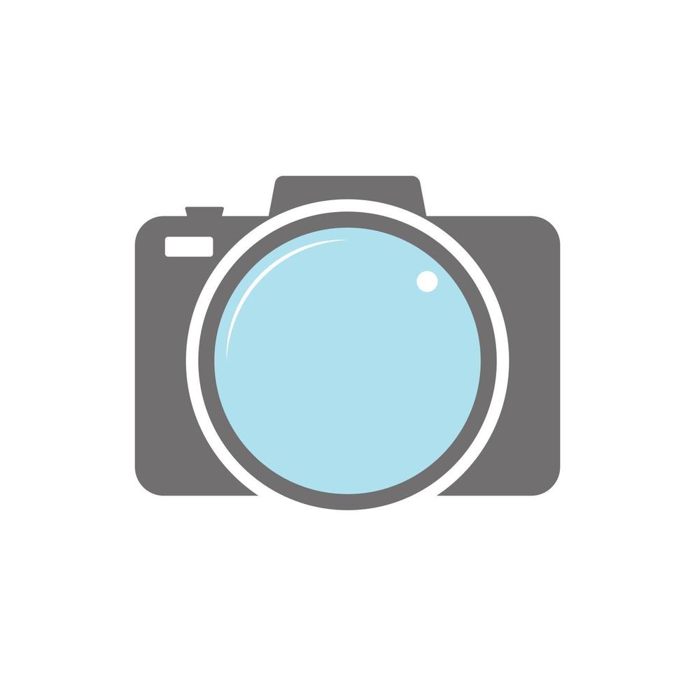 Camera logo vector illustration . Photo Camera icon in trendy design style. Photo Camera icon isolated on white background.