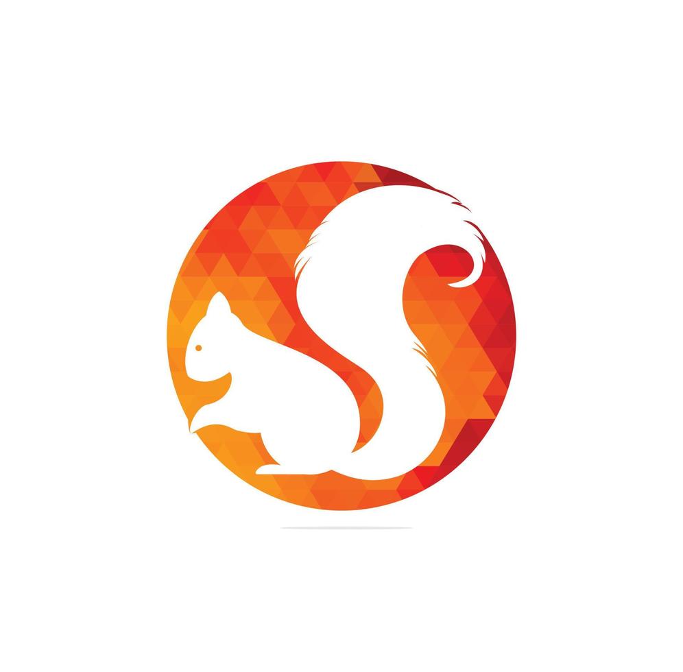 Squirrel Logo Template Design Vector Illustration Sign