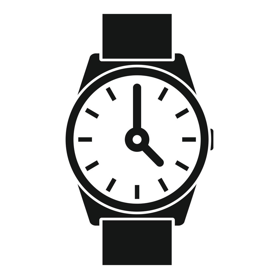 Hand watch repair icon, simple style vector