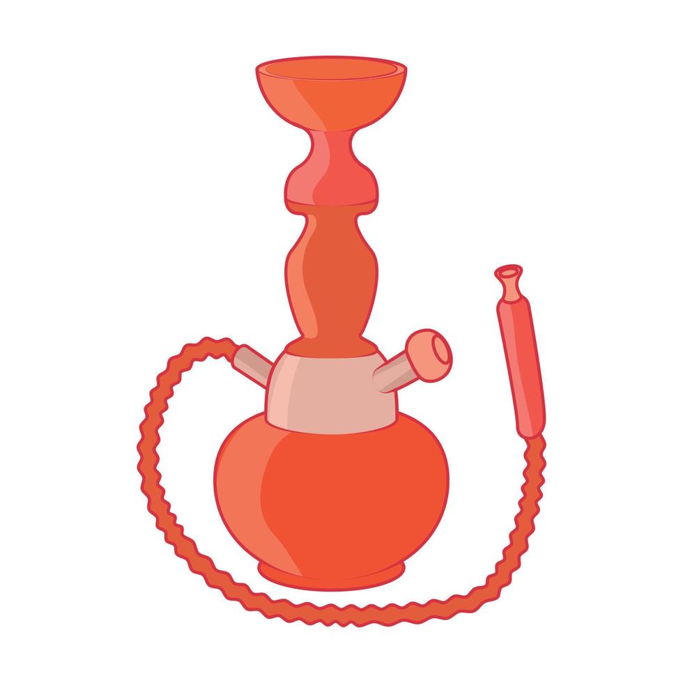 Hookah icon in cartoon style vector