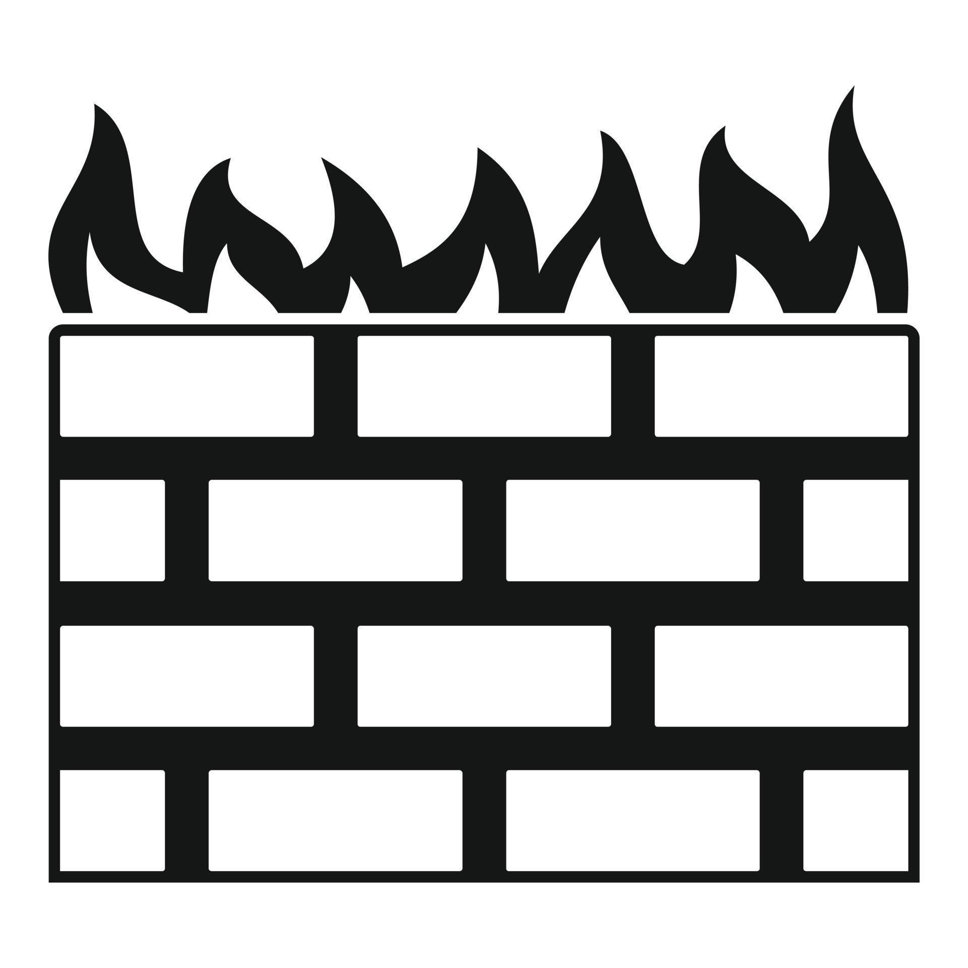 Computer firewall icon, simple style 14621861 Vector Art at Vecteezy
