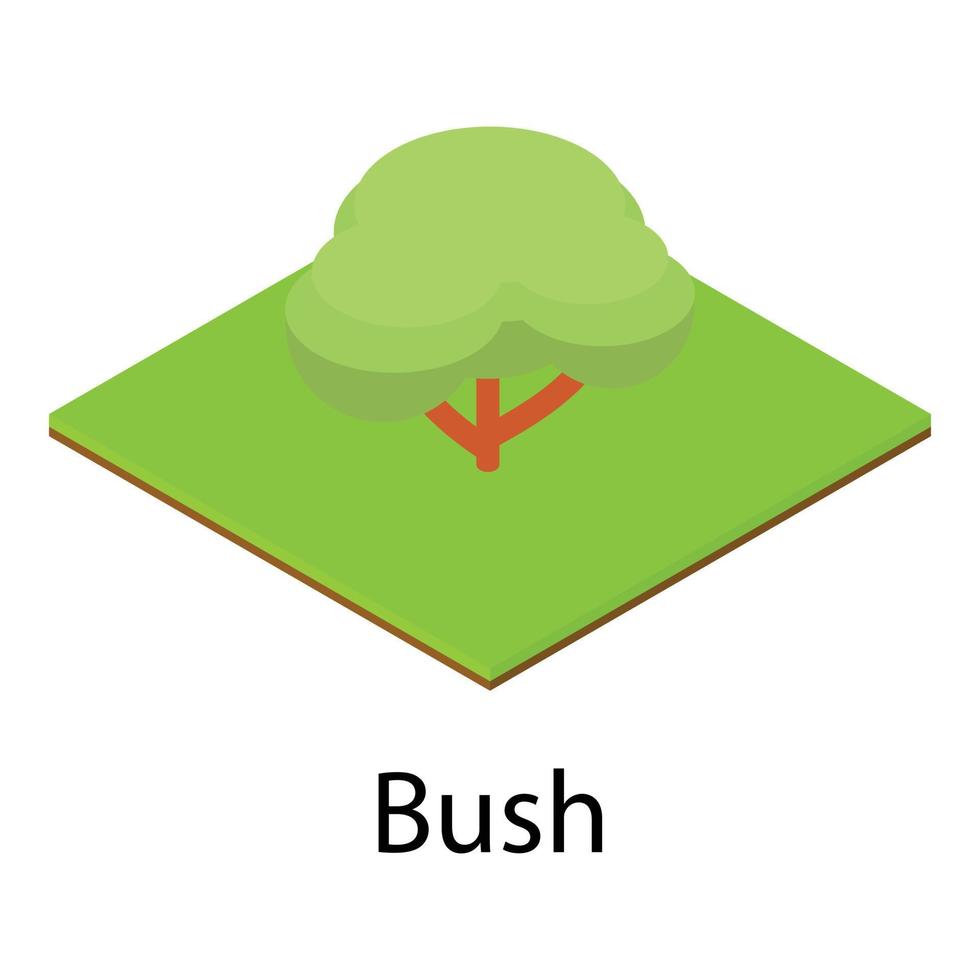 Resting place icon, isometric style vector