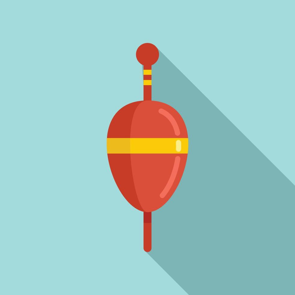 icono de papel bobber, estilo plano vector