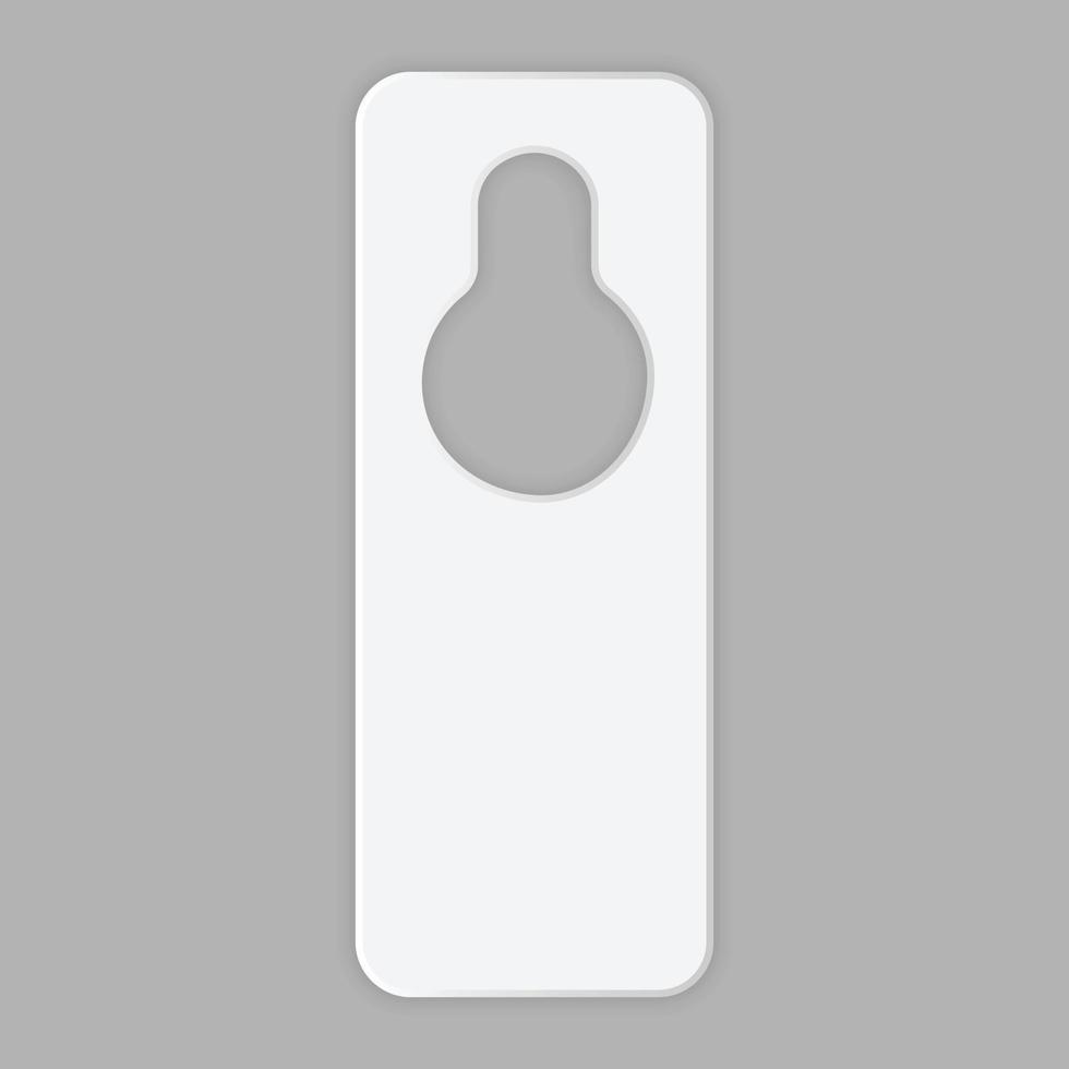 Service room tag icon, realistic style vector