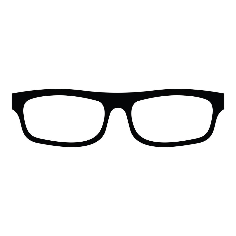 Medical eyeglasses icon, simple style. vector