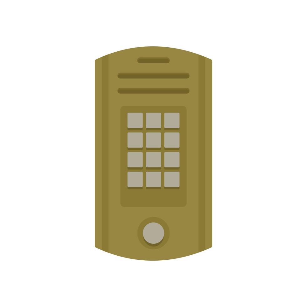 Intercom icon, flat style vector