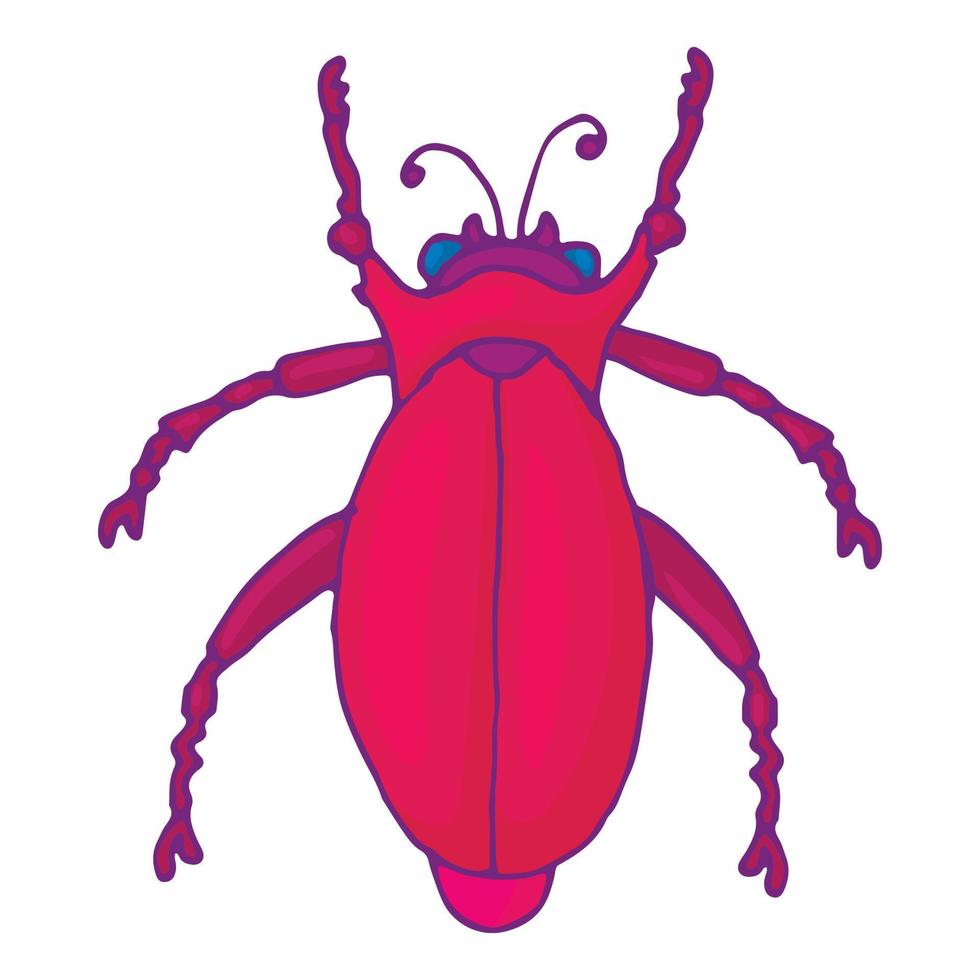 Insect bug icon, cartoon style vector