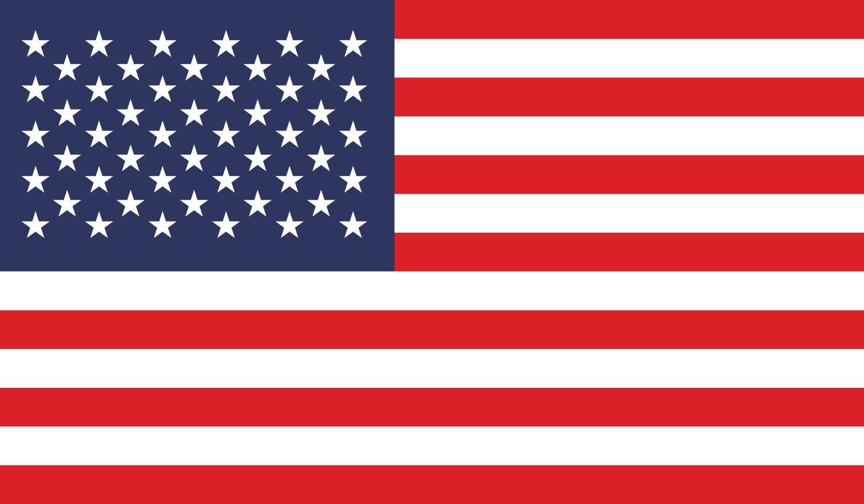 imagen de la bandera de estados unidos vector