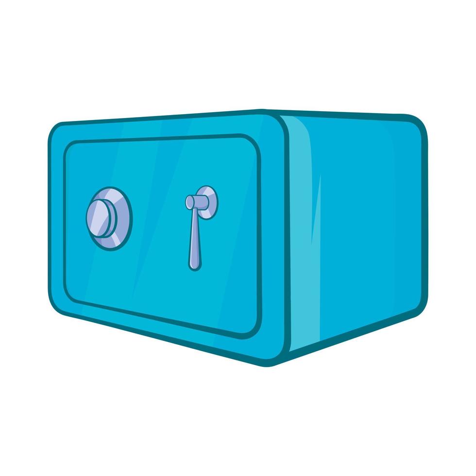 Safe icon in cartoon style vector