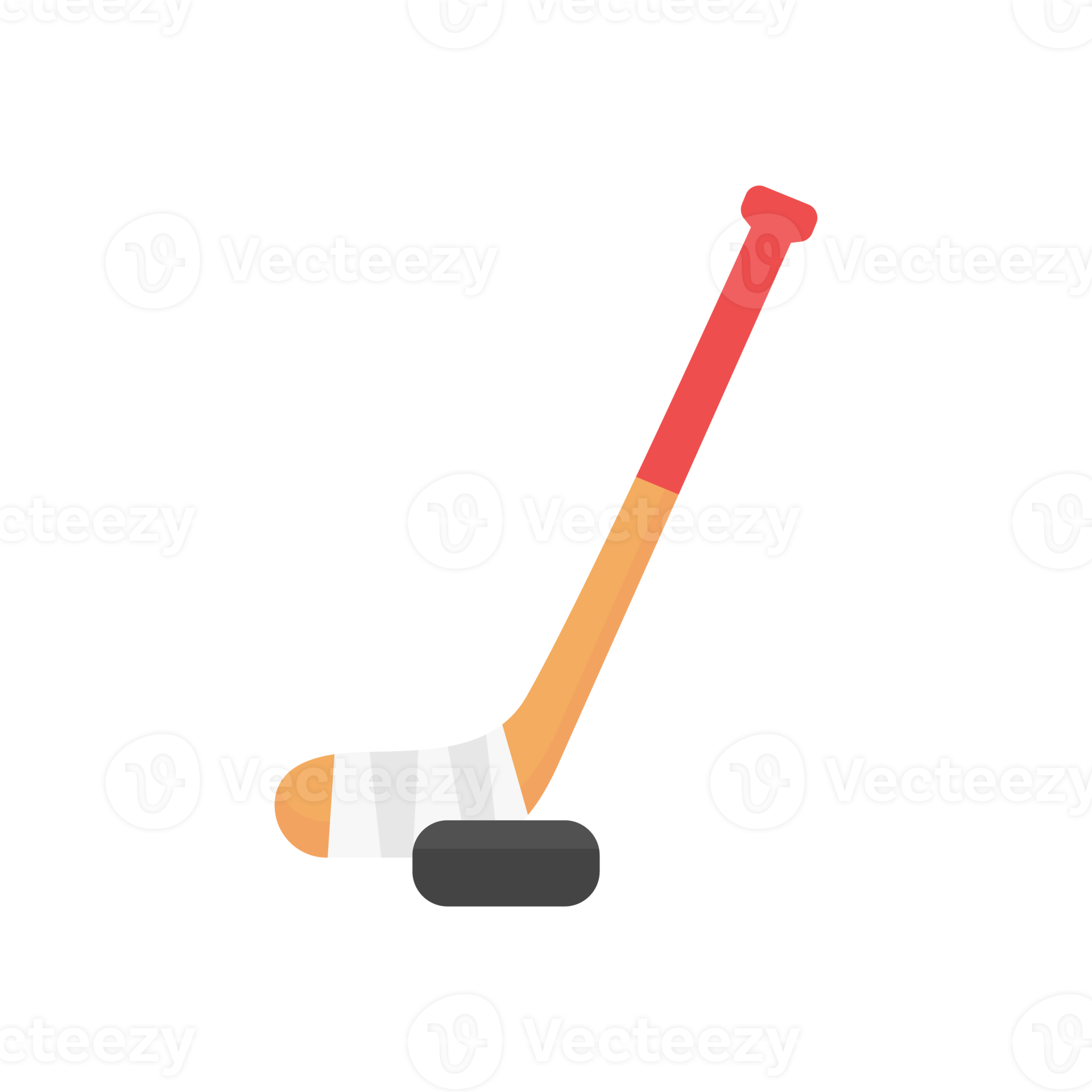 Free hockey stick and ball Equipment for playing sports on ice