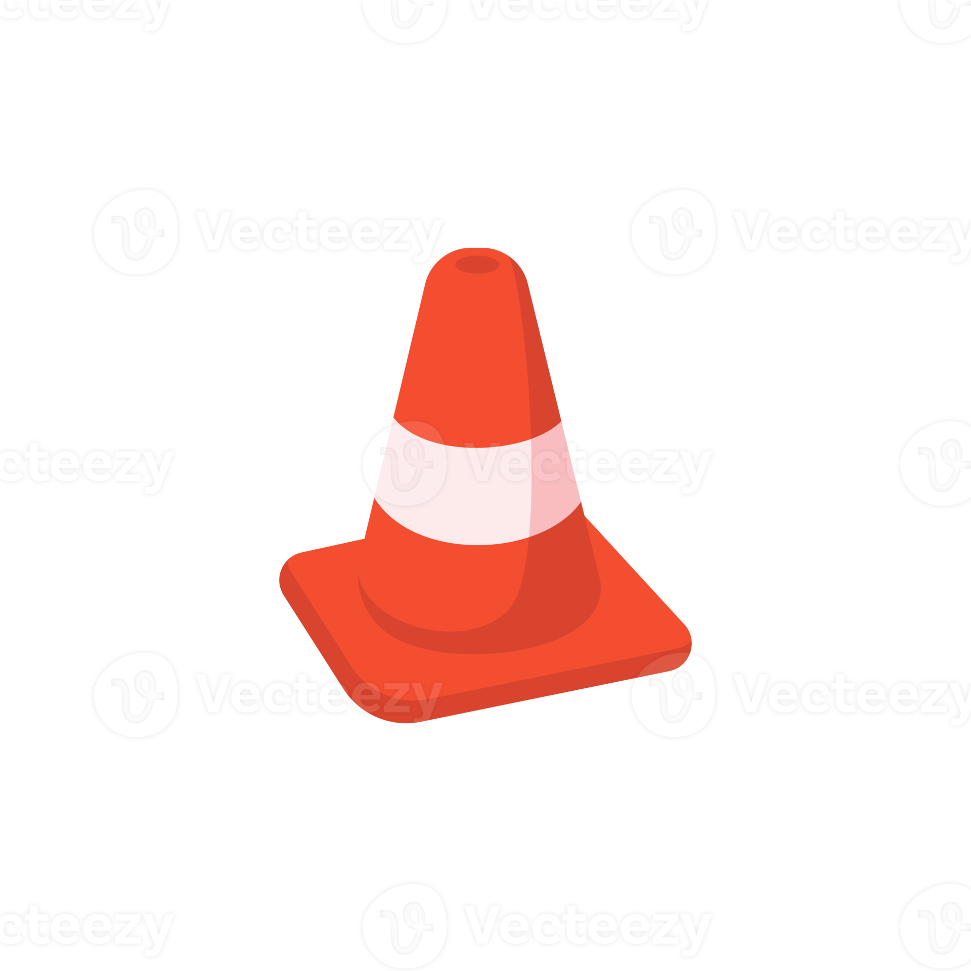 Traffic cones. Barrier cones divide the protective zone. 14622906 PNG