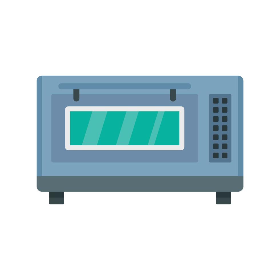 Factory bakery oven icon, flat style vector