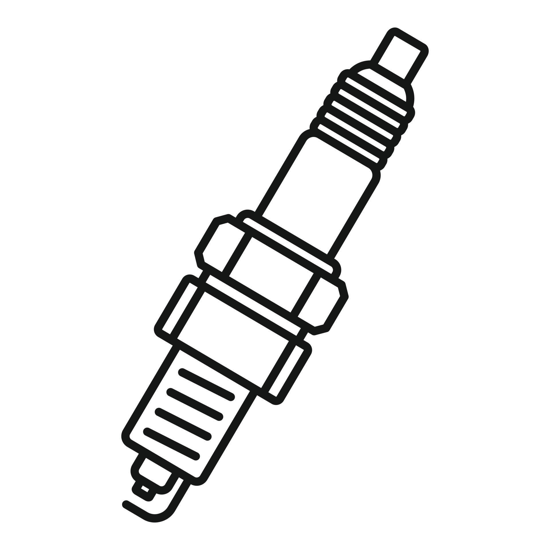 Car spark plug icon, outline style 14623286 Vector Art at Vecteezy