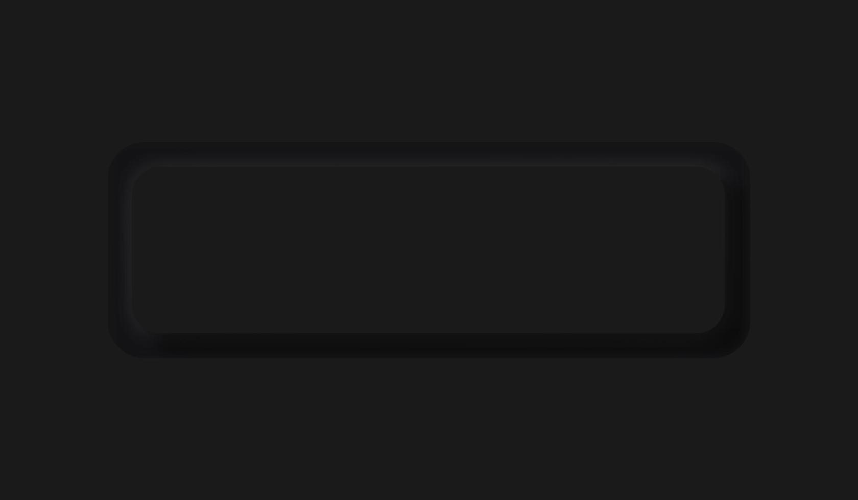 Black Neumorphism soft UI Design for Web design, Application UI and more, Blank button, Vector. vector