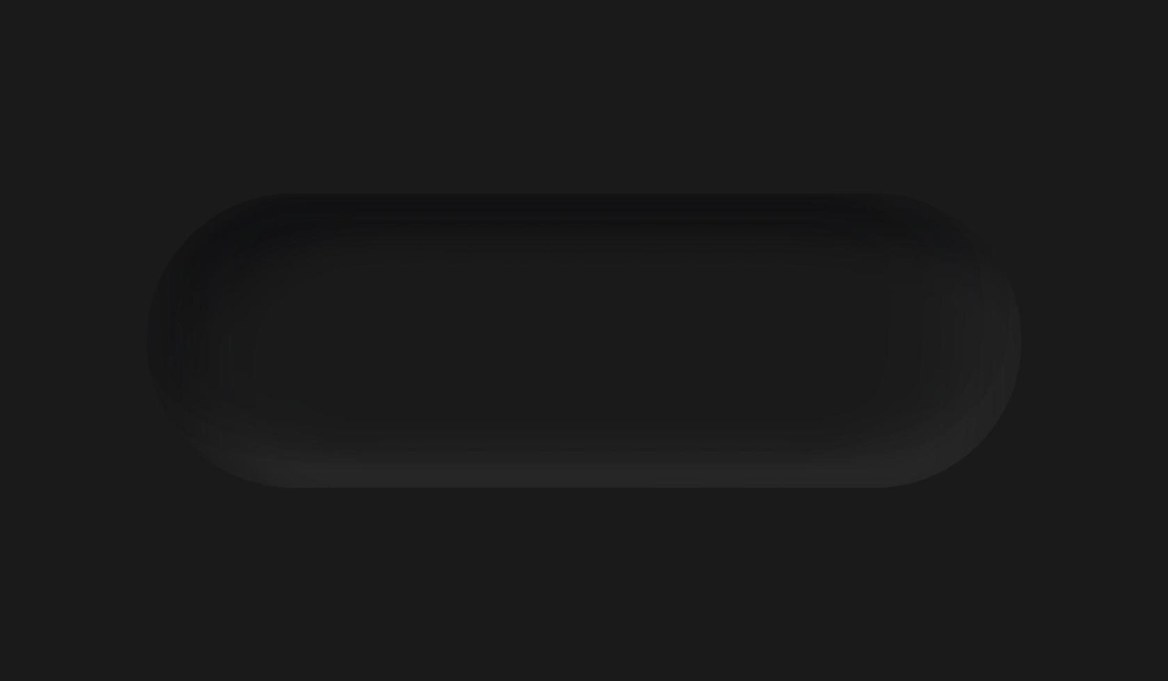 Black Neumorphism soft UI Design for Web design, Application UI and more, Blank button, Vector. vector