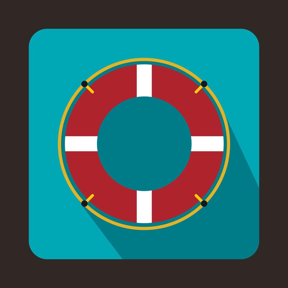 Lifeline icon, flat style vector