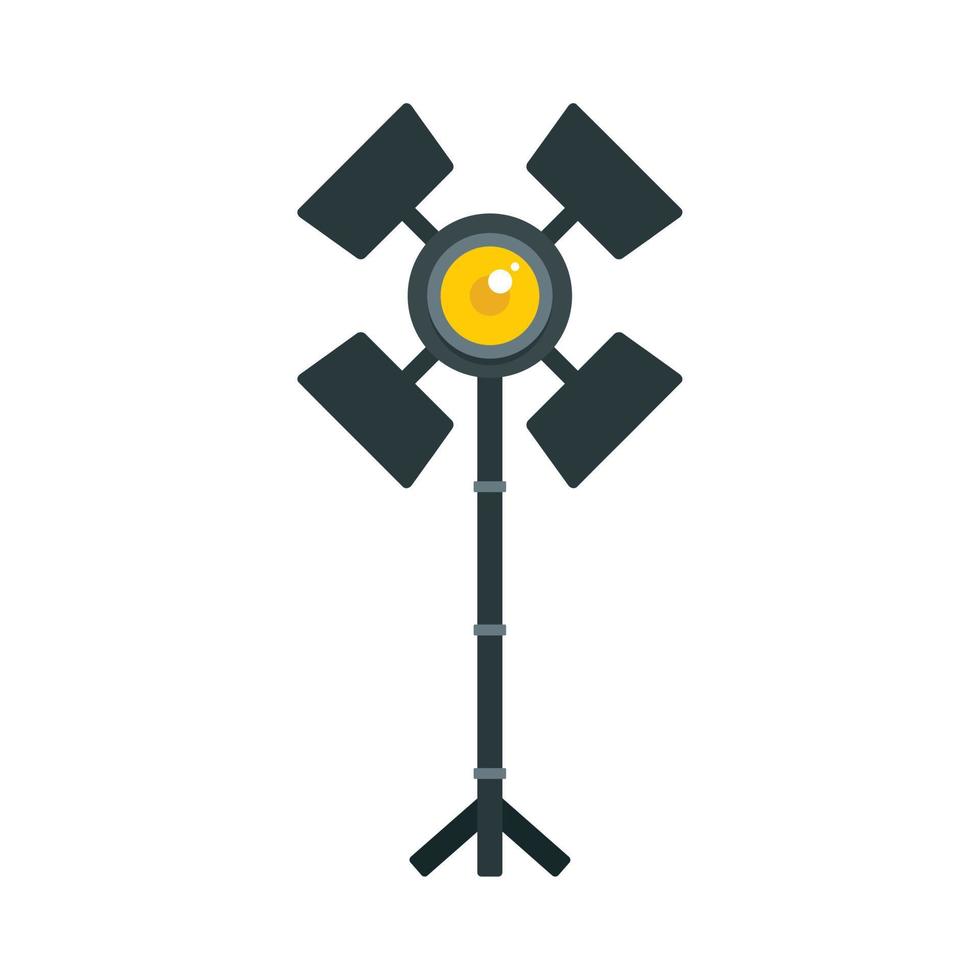 Professional studio light icon, flat style vector