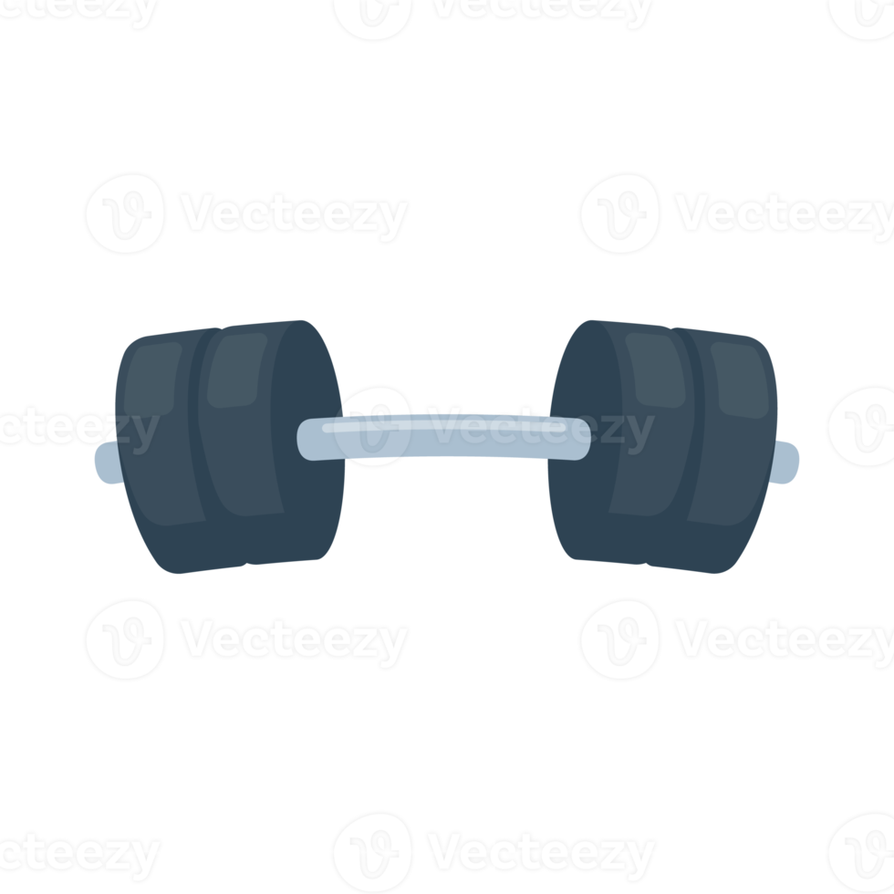 Fitness dumbbells made of steel with weights for lifting exercises to build muscle. png