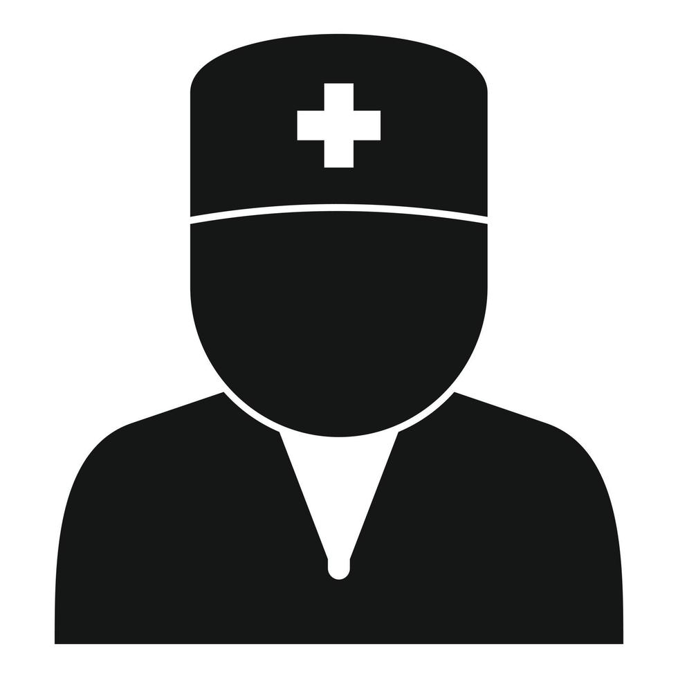 Endocrinologist doctor icon, simple style vector