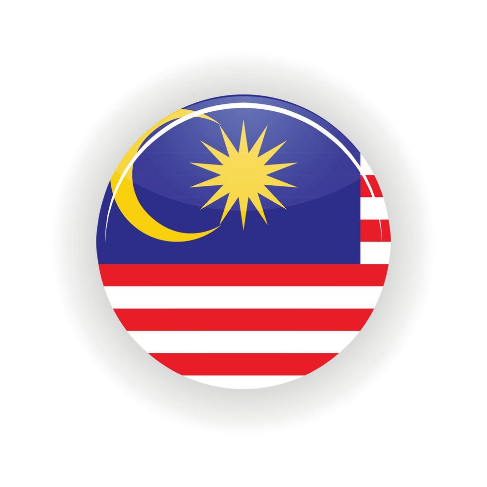 Malaysia icon circle vector