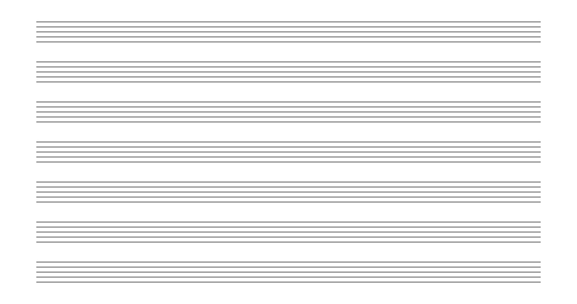 Music blank note stave. Blank classical music paper sheet for school. Note  book line grid for melody and songs. Vector illustration isolated on white  background 14623836 Vector Art at Vecteezy