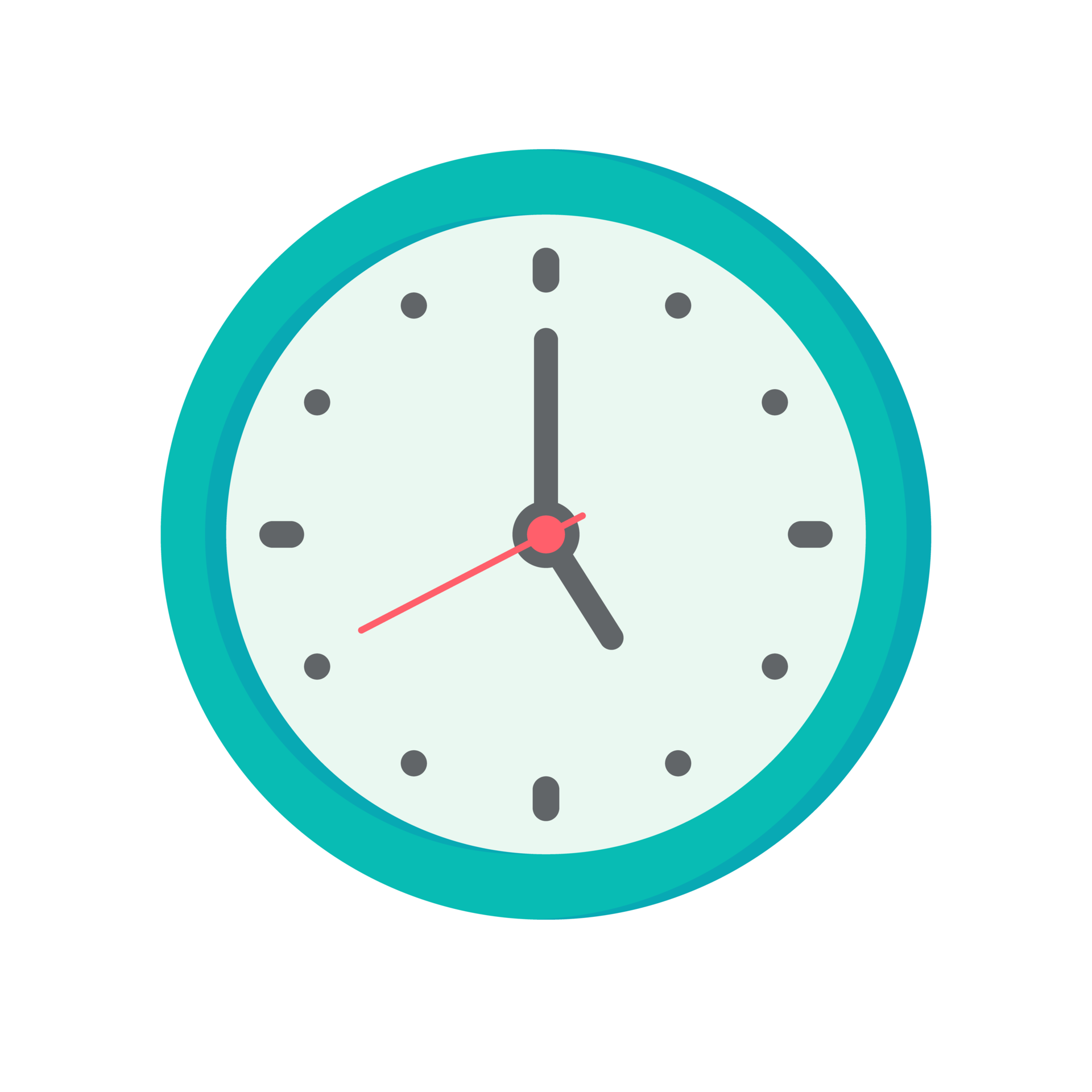 The round clock face shows the scheduled time. 14623981 PNG