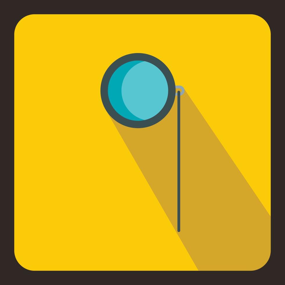Monocle icon in flat style vector