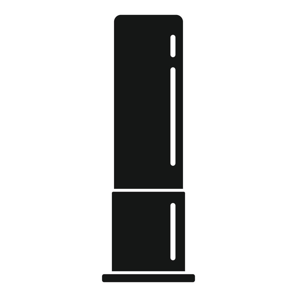 Safari hunting rifle cartridge icon, simple style vector