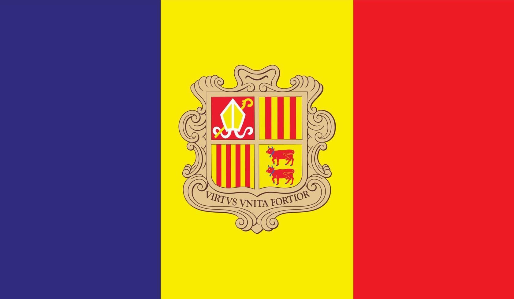 Andorra flag image vector