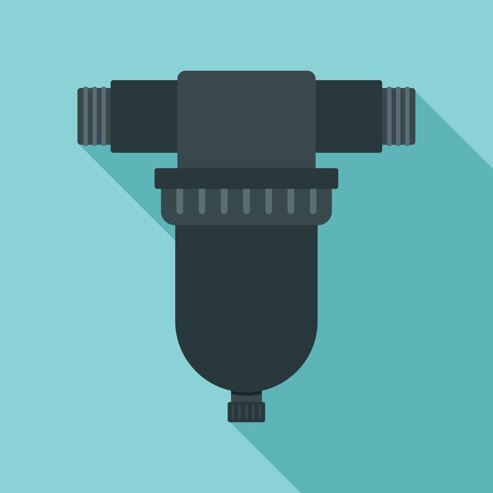 Irrigation tool icon, flat style vector