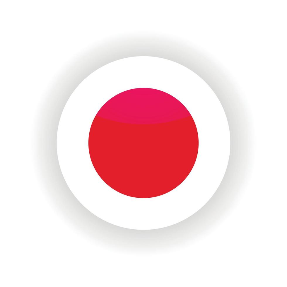 Japan icon circle vector