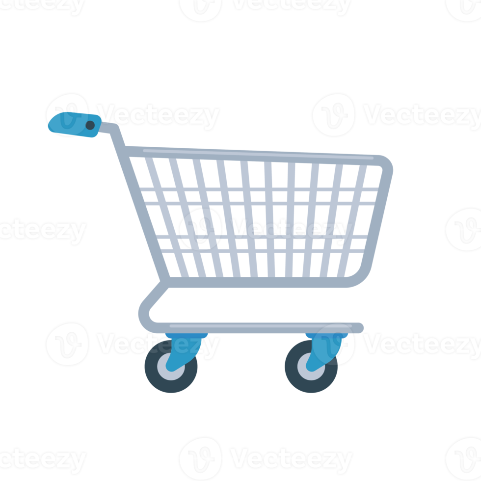 shopping carts in shopping malls for placing products for payment