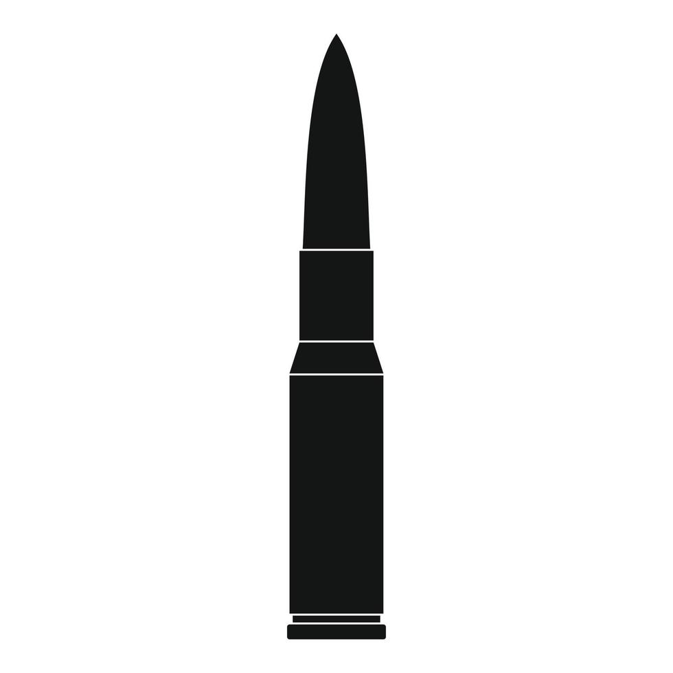 Ammunition icon, simple style vector